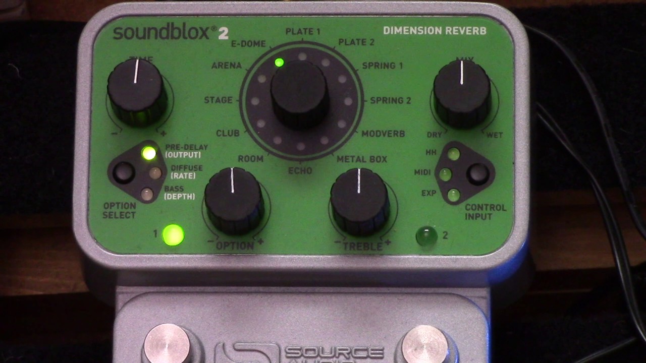 ギター Source Audio Soundblox Dimension Reverb 26 Minutes Of
