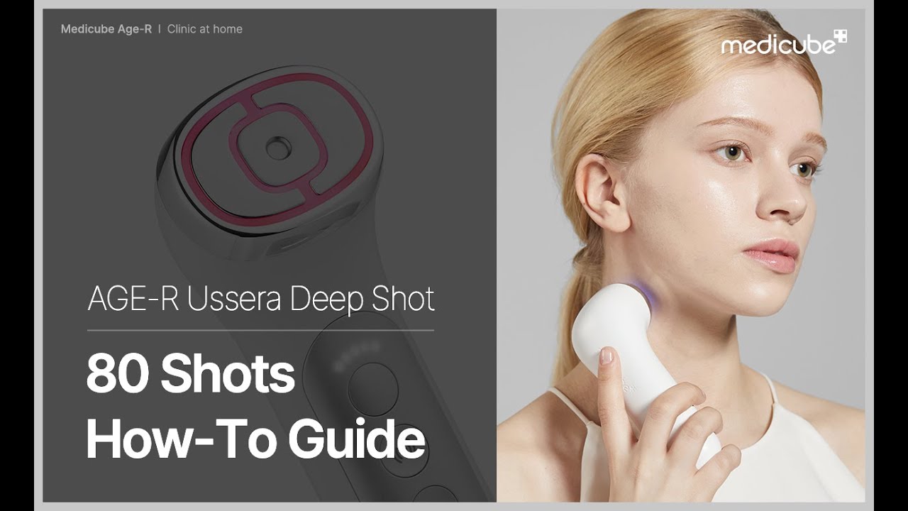 MEDICUBE] Age-R Ussera Deep Shot 80 Shots How-To-Guide - YouTube