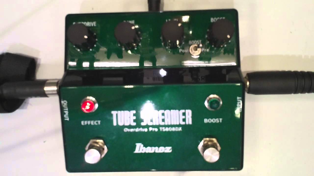 エフェクター】TS808DX弾いてみました - YouTube