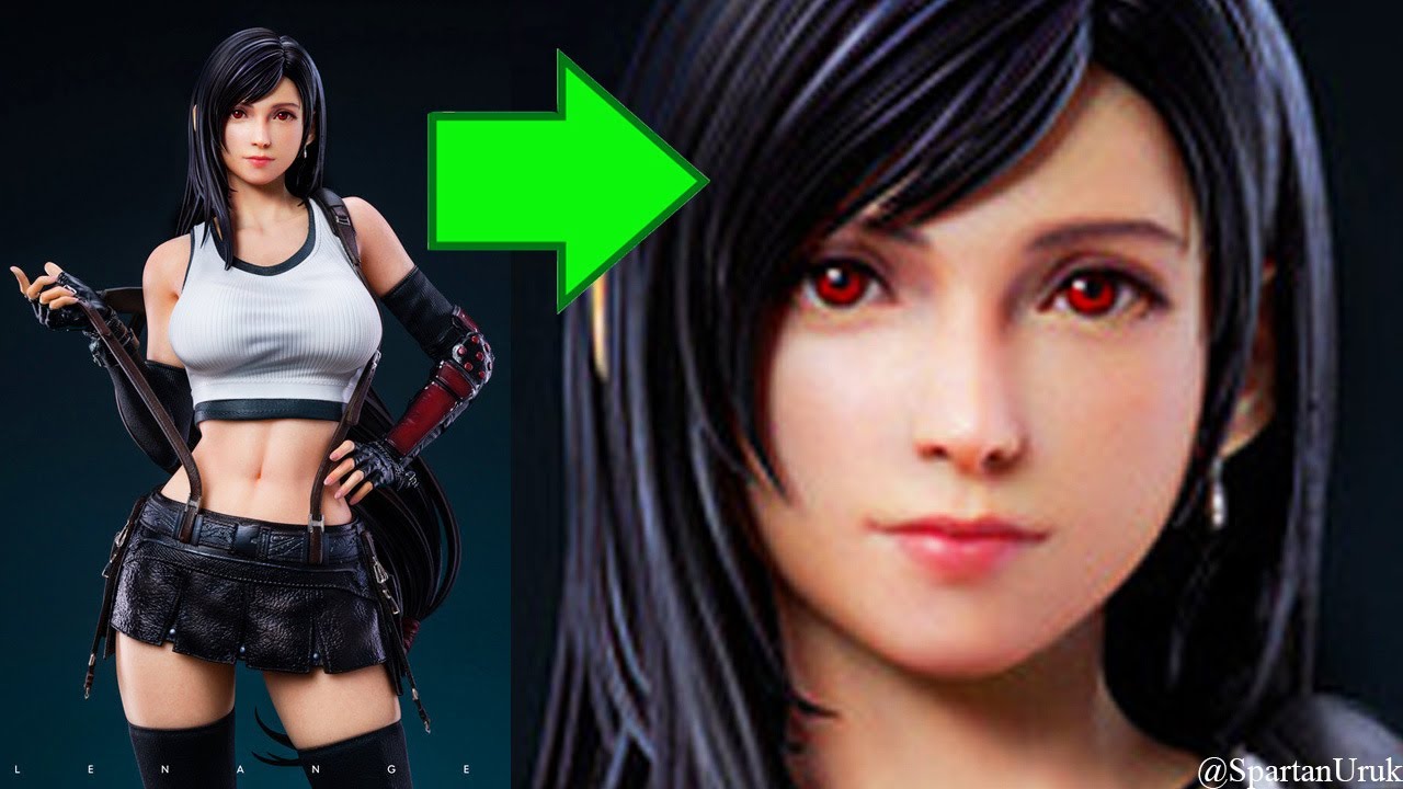 AMAZING TIFA HEADSCULPT!! Fallen Angel Studio Tifa - YouTube