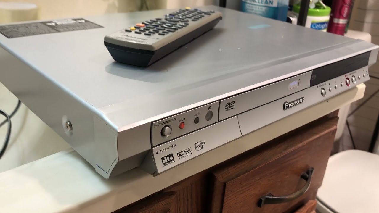 Pioneer DVR-520H-S DVD Recorder w/ Remote - YouTube