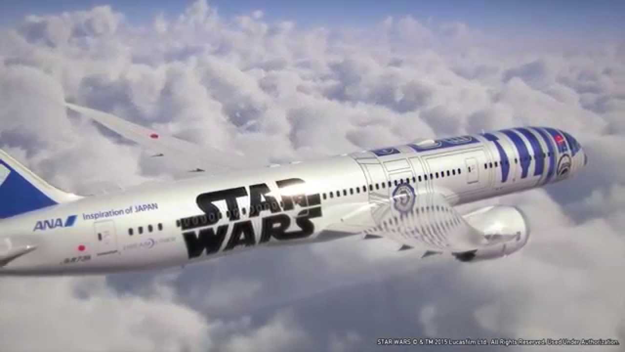 B787-9 | STAR WARS JET | R2-D2 JET - YouTube