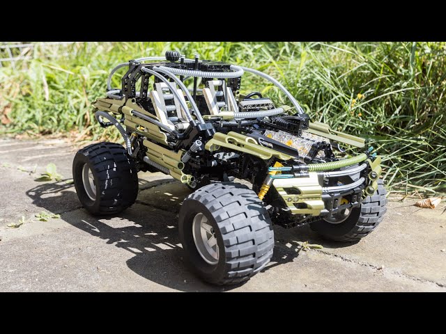 Lego 8466 Technic set 8644 - 4x4 Off-Roader speed build and review