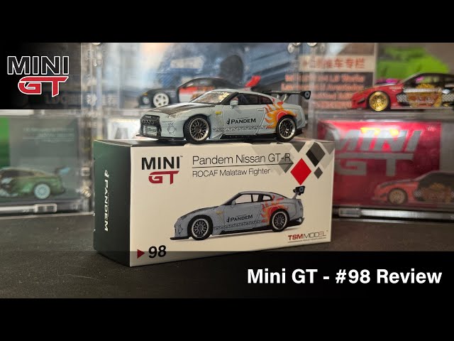 Mini GT - Pandem Nissan GT-R ROCAF Malataw Fighter #98 MGT00098