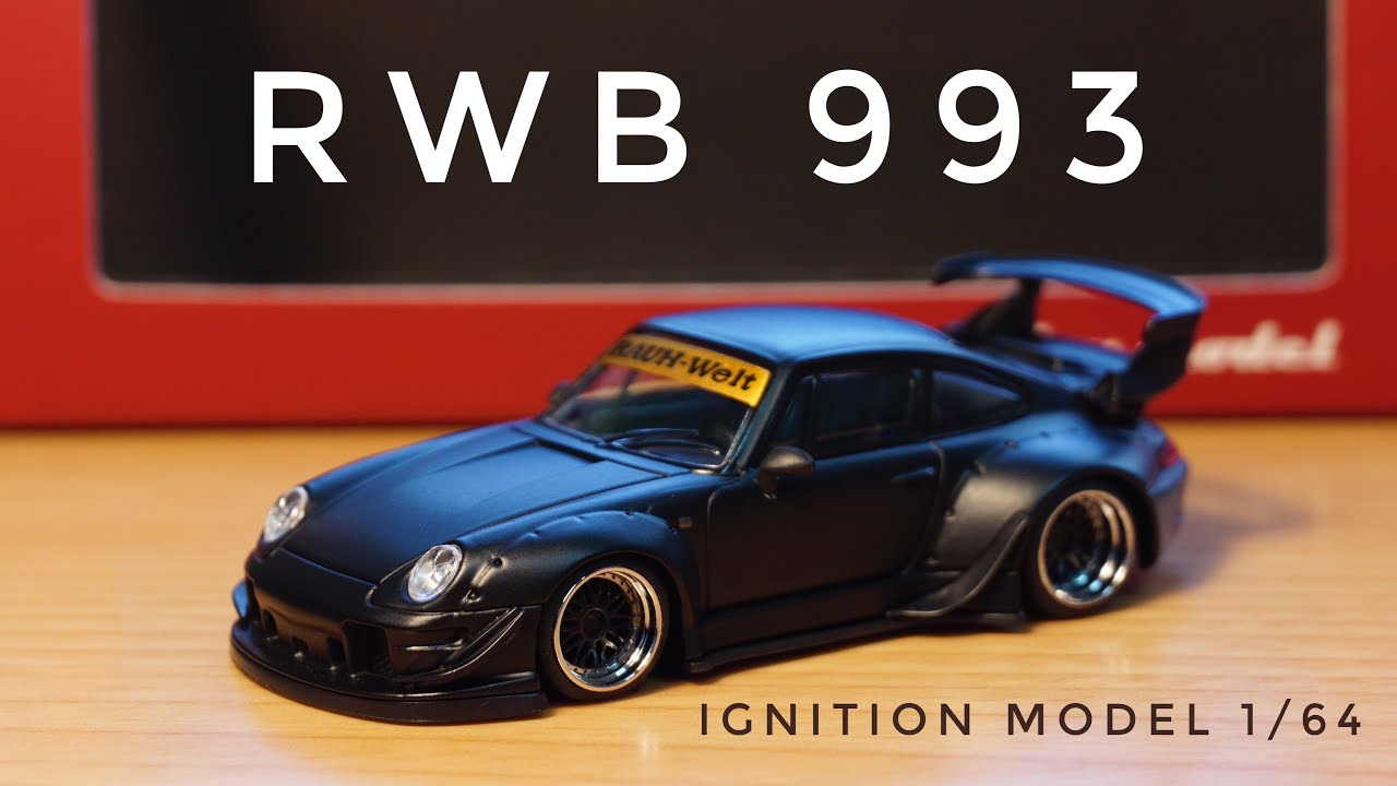 イグニッションモデル ignition model RWB 993 Matte Black 1/64