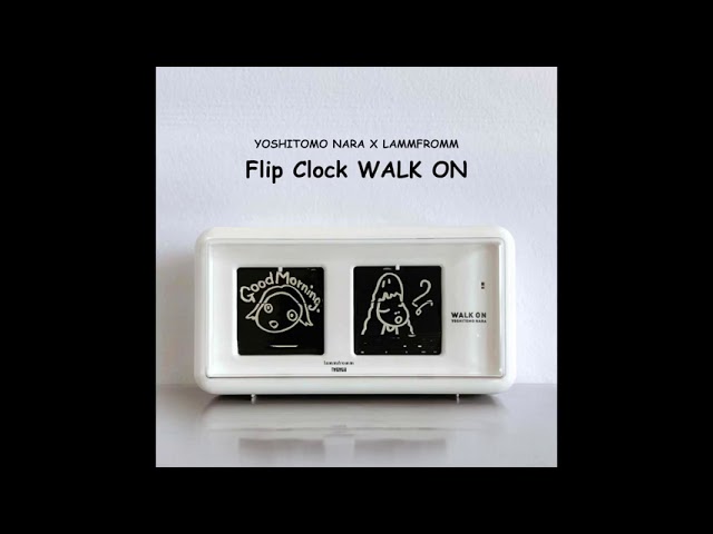 Yoshitomo Nara Walk On Flip Clock | MoMA Design Store - YouTube