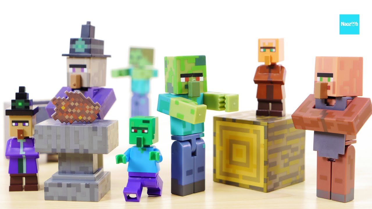 Minecraft Long Nose Action Figure Lego / Minecraft figure Zombie