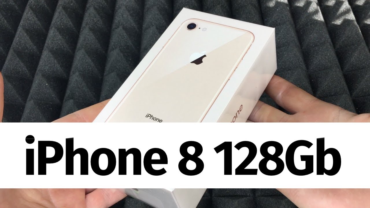 iPhone 8 Gold - 128gb - 4.7-inch display Unboxing - YouTube
