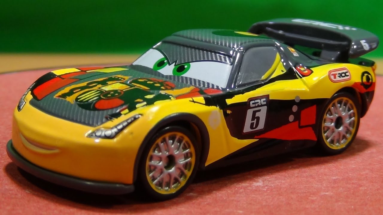 トミカ カーズ ミゲル・カミーノ (カーボンレーサータイプ) - YouTube