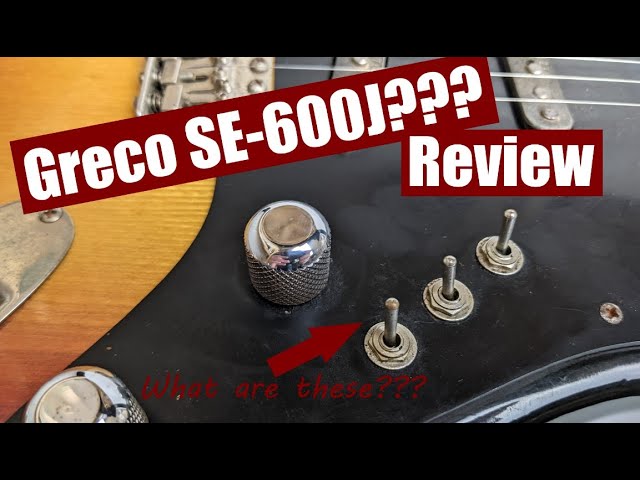 Guitar Review - Greco SE-600J (Maybe) - YouTube