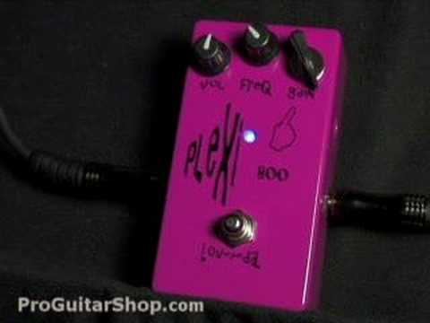 LovePedal Purple Plexi 800 Overdrive Pedal - YouTube