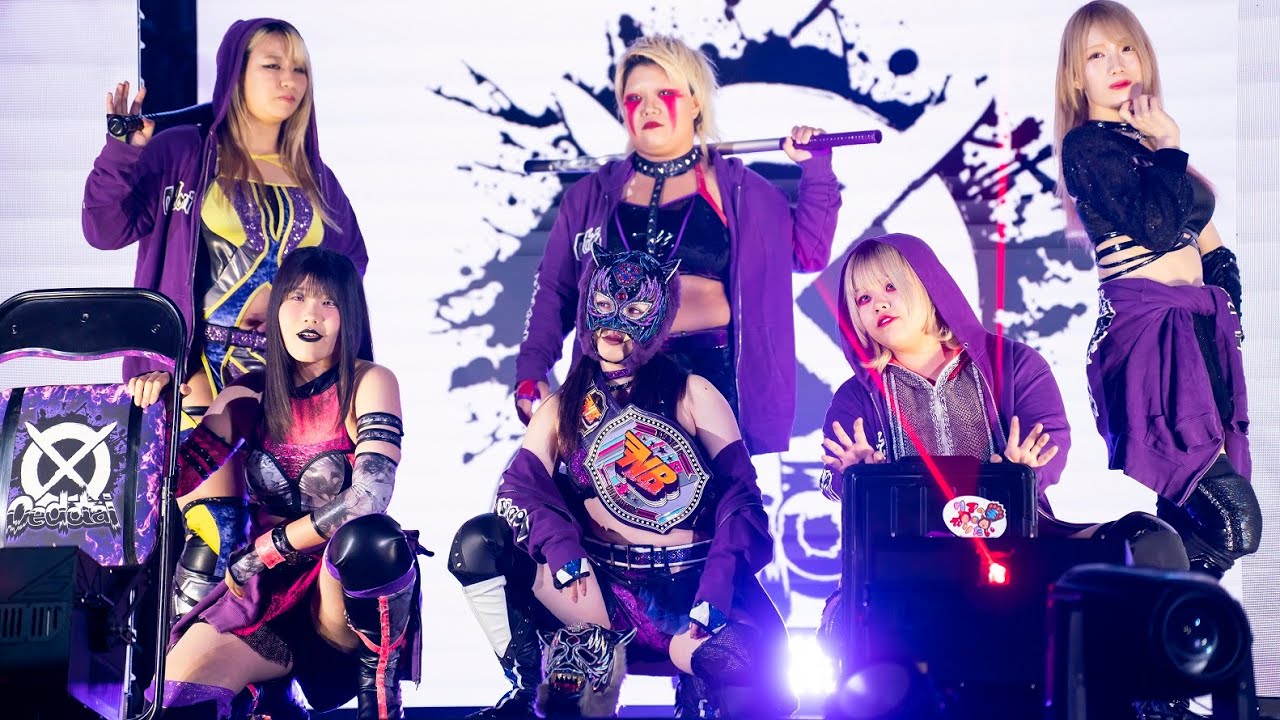 スターダム】大江戸隊 vs QQの全軍総力戦！『高橋奈七永、月山に負け