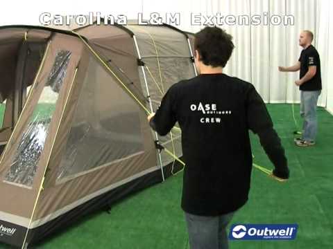 Outwell Carolina Side Extension - YouTube