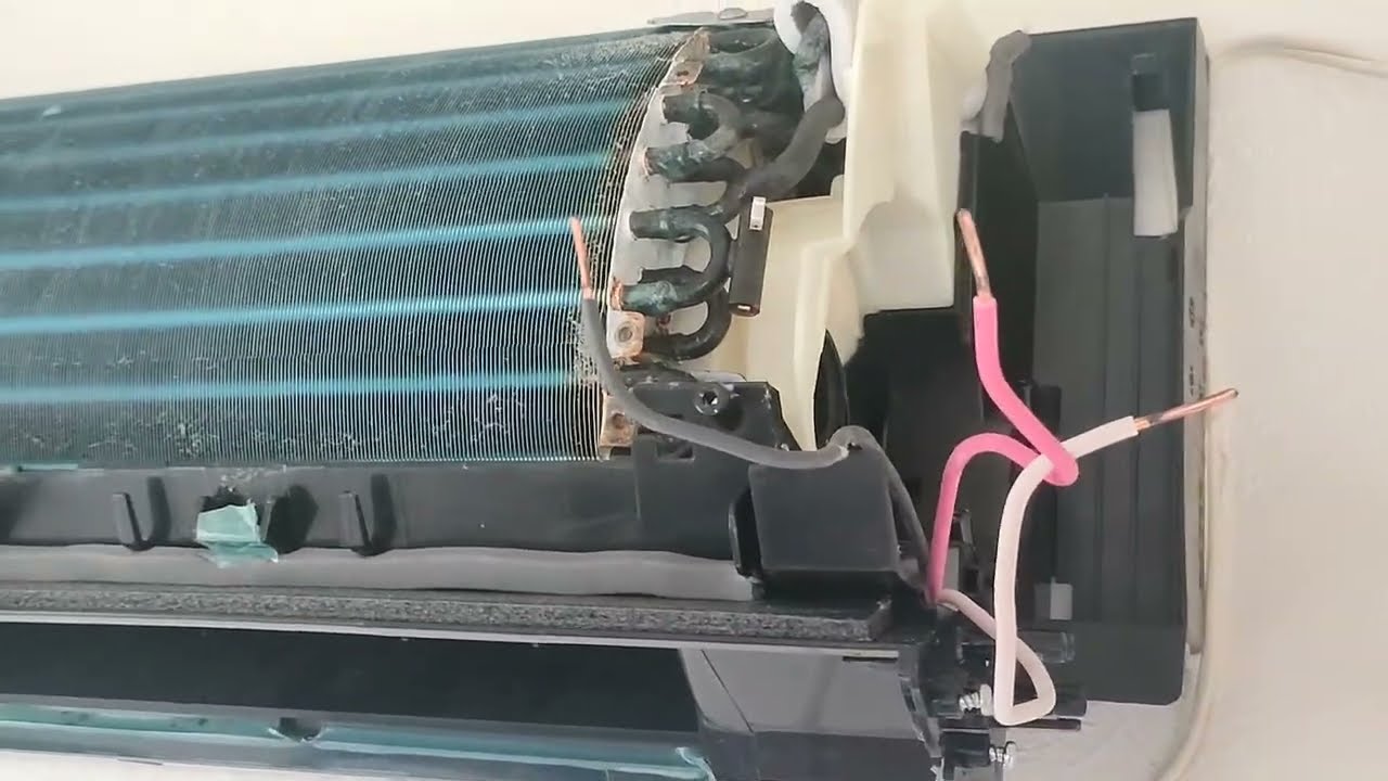 How to disassemble a Toshiba Standard air conditioner and clean