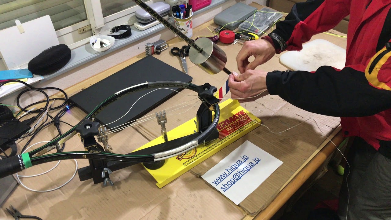 Klippermate ガット張り機string gripper slipping正しくない