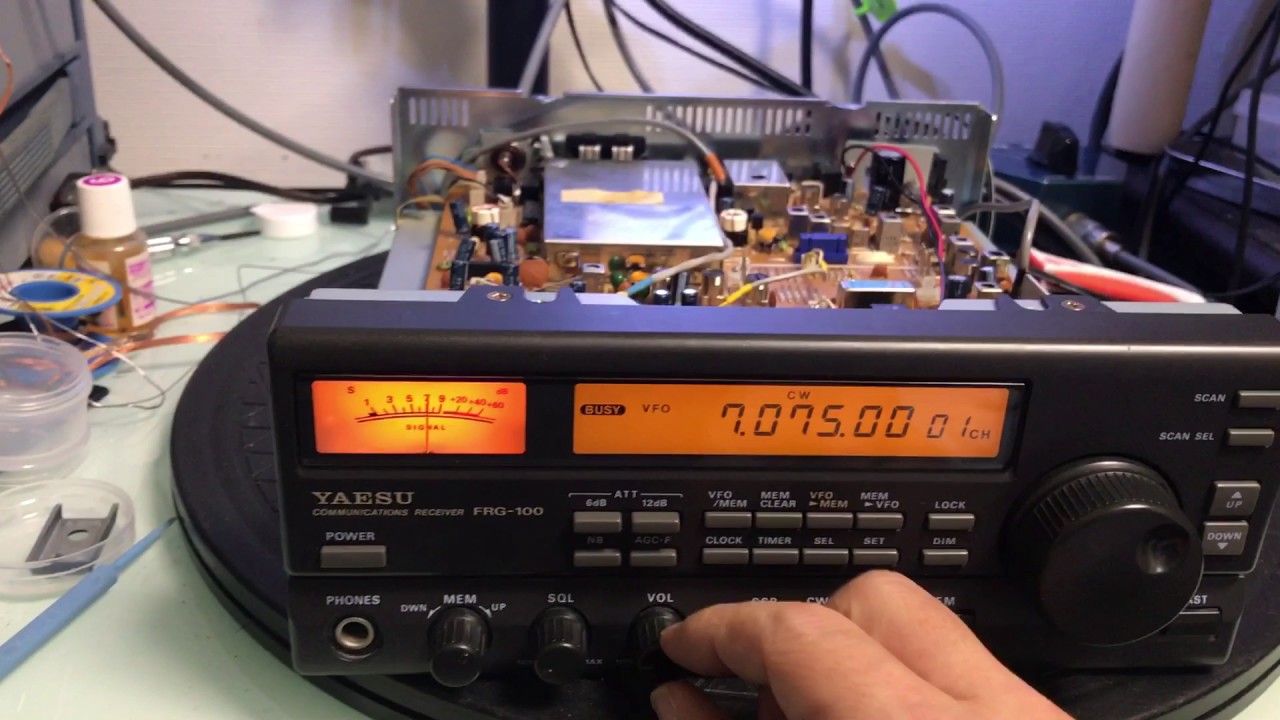 FRG-100 repair completed [2017/02/24] - YouTube