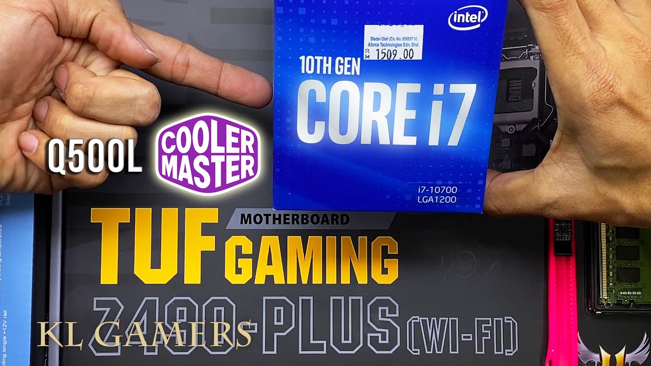 intel Core i7 10700 ASUS TUF GAMING Z490-PLUS WiFi Cooler Master