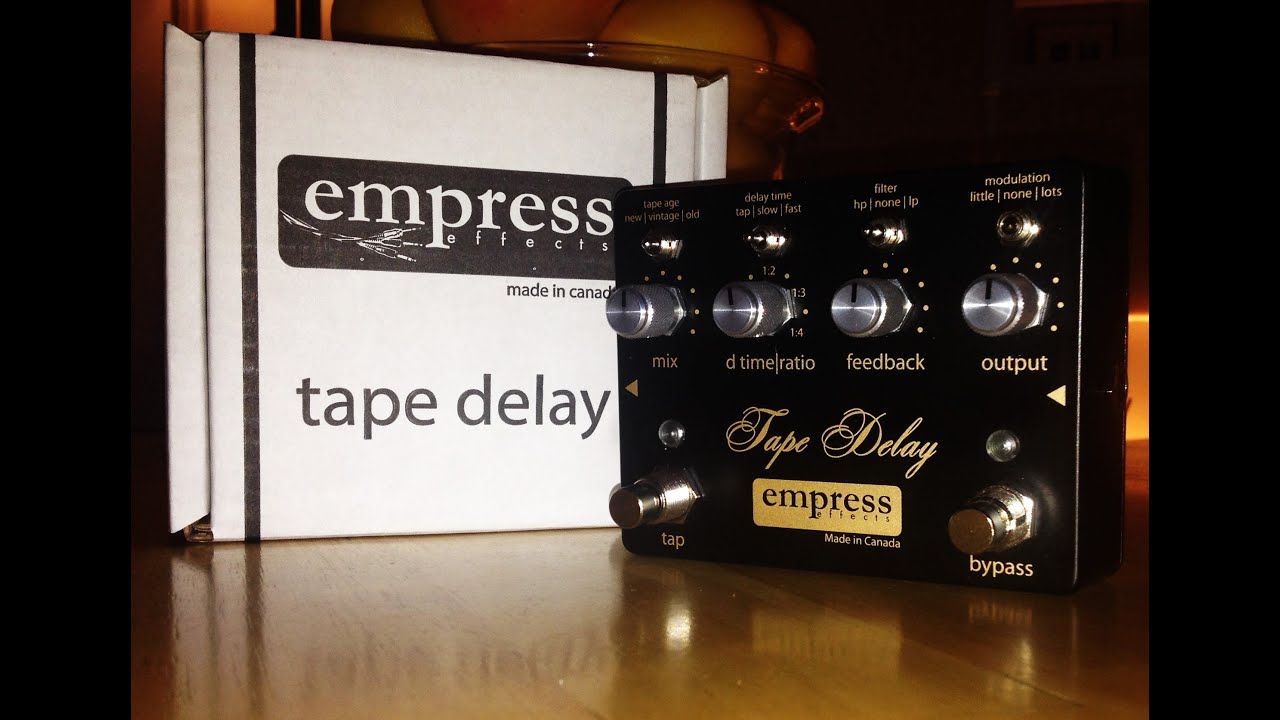 Empress Tape Delay Demo And Review - YouTube