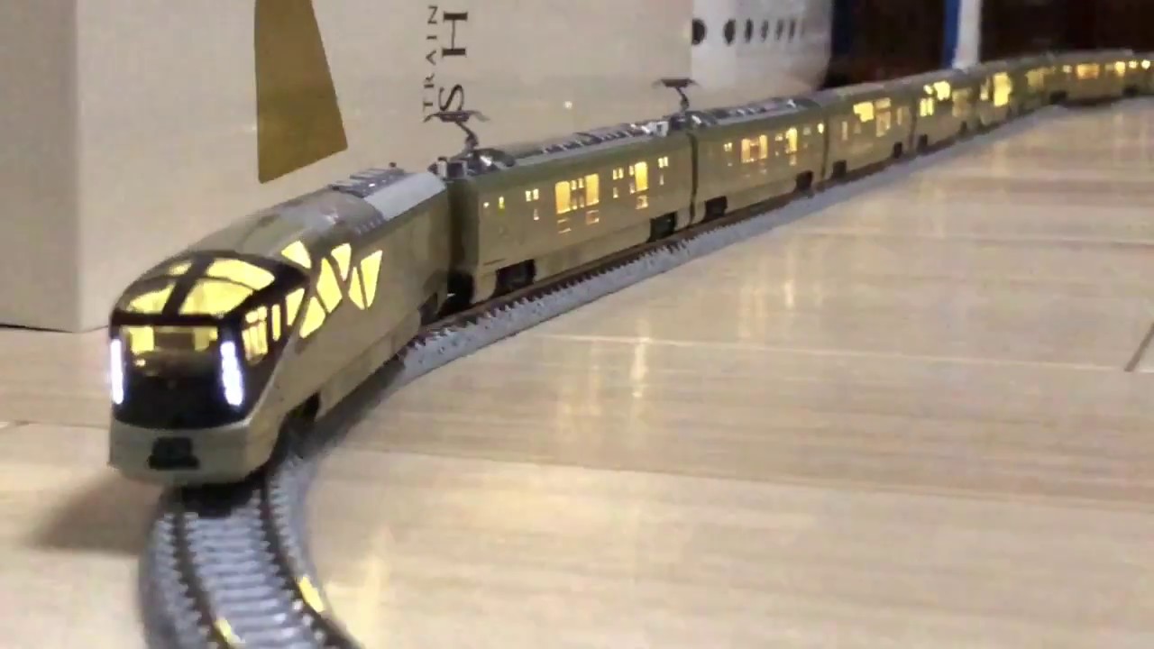 ≪鉄道模型≫KATO E001形 TRAIN SUITE 四季島 室内灯組込試運転 - YouTube