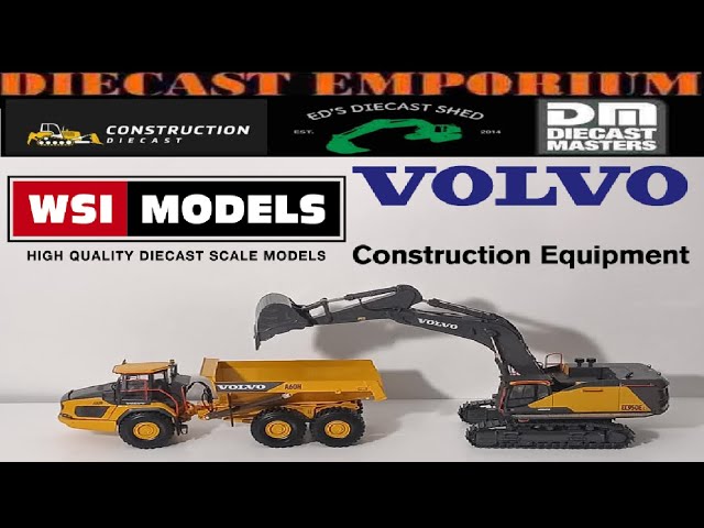 1:50 Scale Diecast WSI Models Volvo A60H Articulated Dump Truck