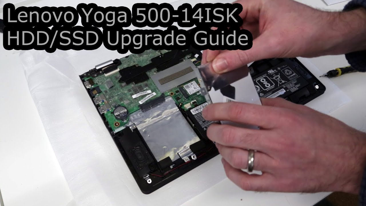 Lenovo Yoga 500-14ISK - HDD/SSD Upgrade Guide - YouTube