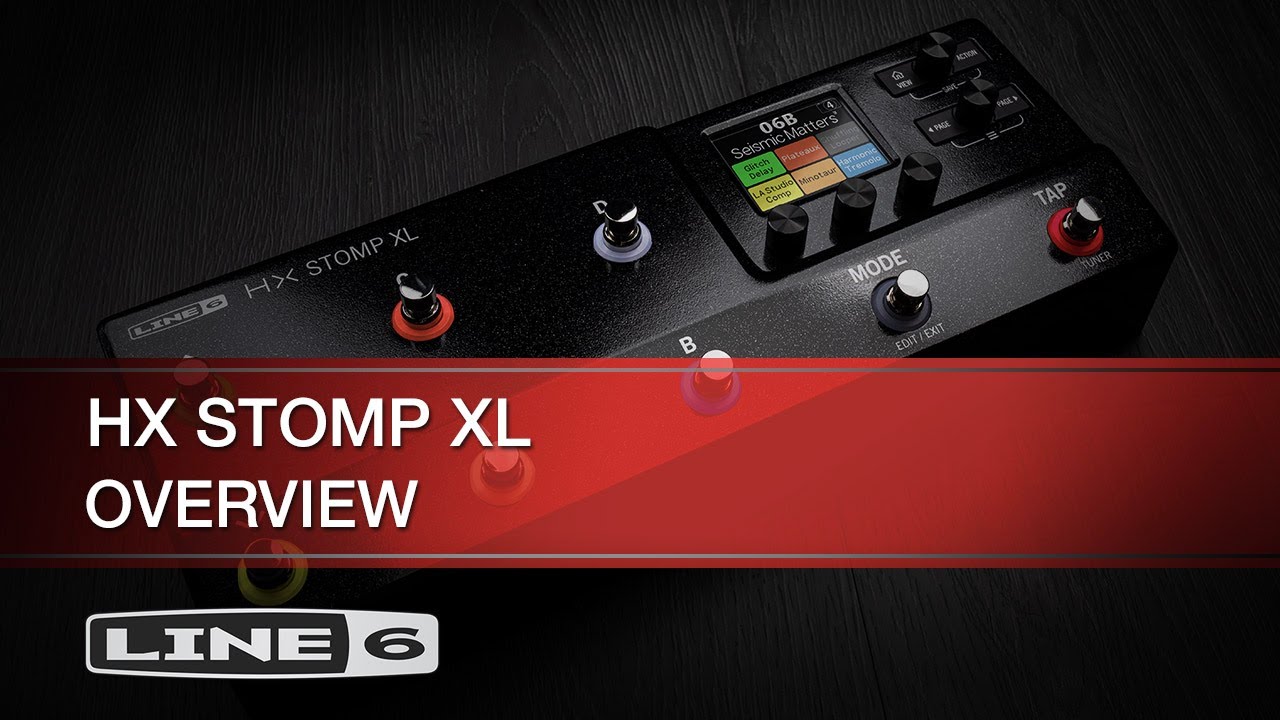 Line 6 HX Stomp XL Multi-Effects Pedal Black | Guitar Center