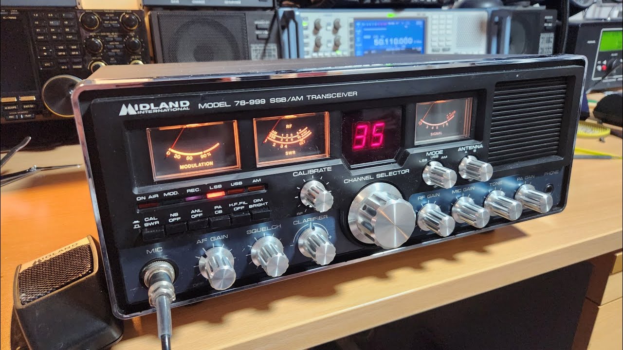 VLOG】市民ラジオ レトロなCB無線機RJ-480Zが届いた! 2019年1月21日