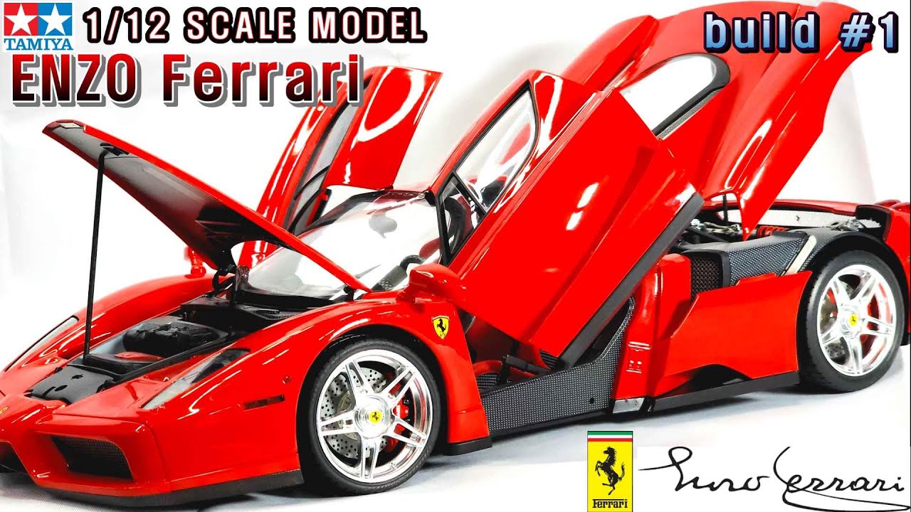 TAMIYA] 1/12 SCALE MODEL ENZO Ferrari #1 - YouTube