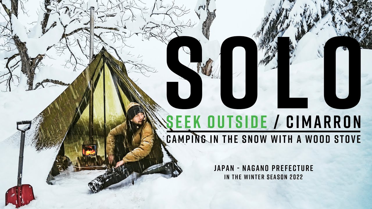 雪中ソロキャンプ：シマロンと薪ストーブ | Seek Outside Cimarron