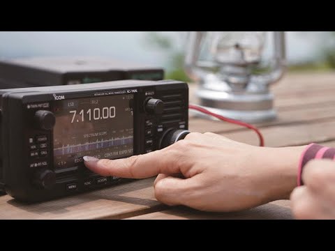 Icom IC-705 Unboxing & Operation From A Japanese Retailer - YouTube