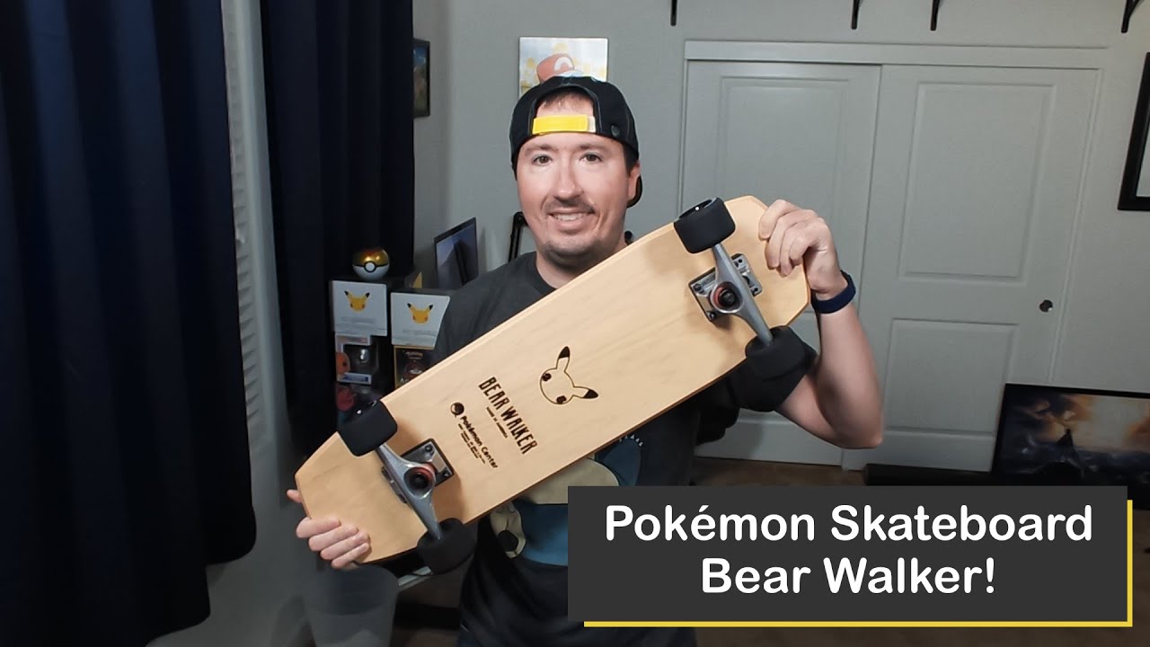 Pokémon Center Bear Walker 25th Anniversary Pikachu Skateboard