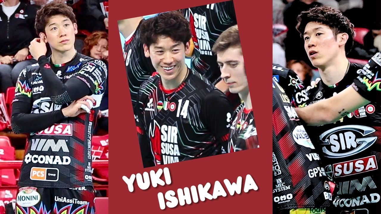 ペルージャ石川祐希選手/ 試合前ウォームアップ Padova戦 - YouTube