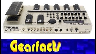 Boss GT6 Multi effects Processor Retrospective - YouTube
