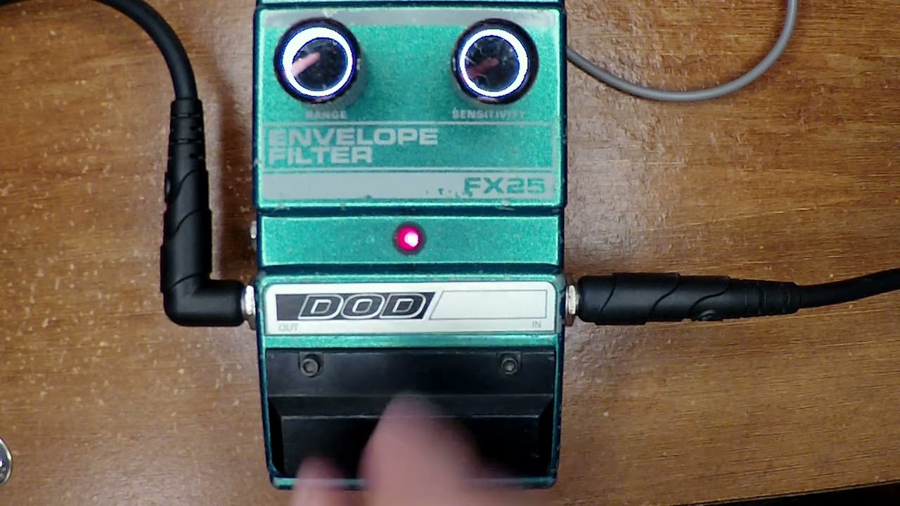 DOD Envelope Filter vintage Bass effect pedal FX25 - Pedal Profile