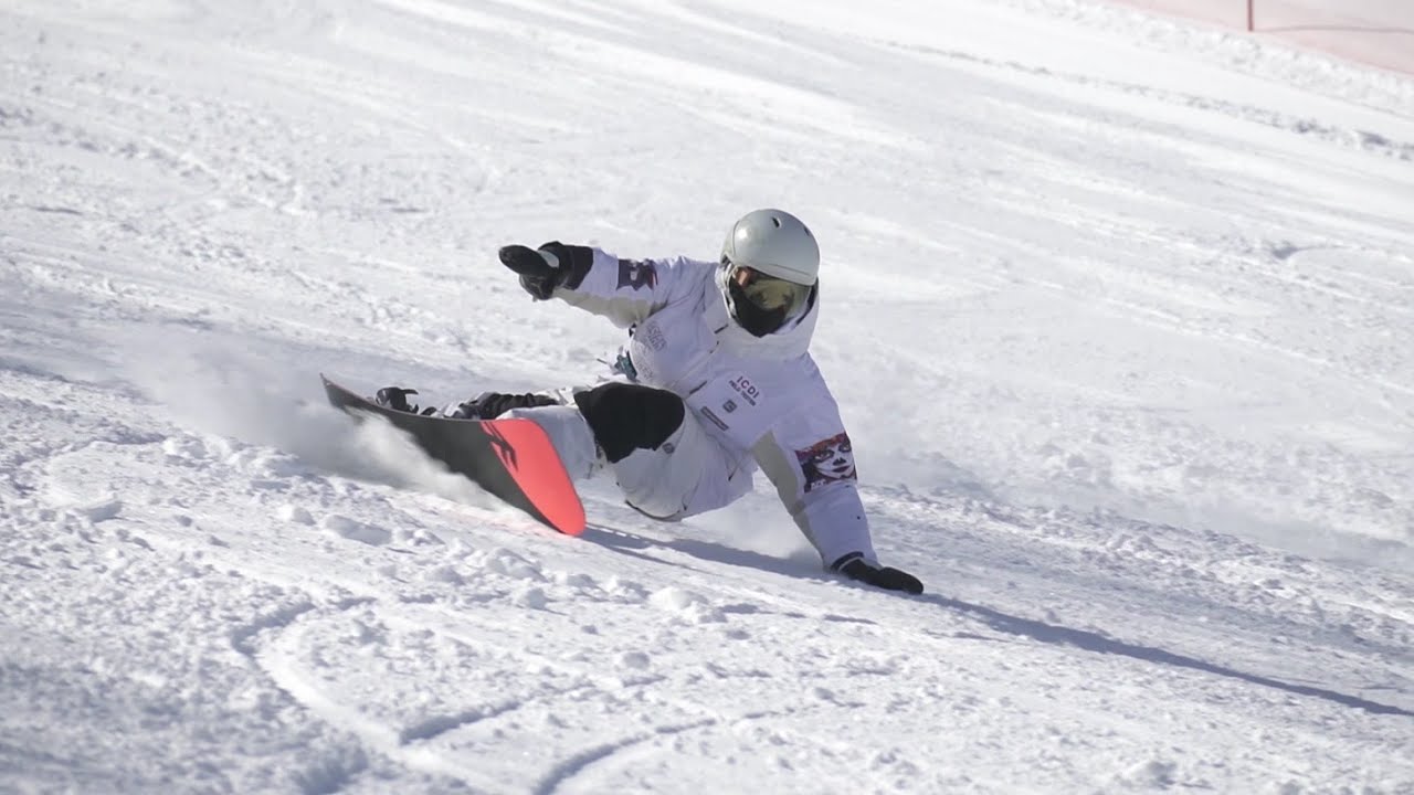 2022-23 きら スノーボード カービング Kira Snowboard Carving - YouTube