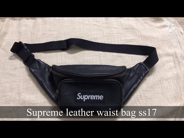 Supreme Leather Waist Bag SS17 [Review] - YouTube
