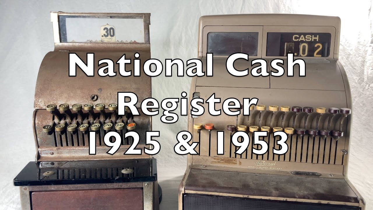 National Cash Register 1925 & 1953 Review / HowTo - YouTube