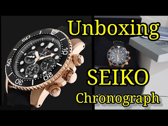 Unboxing : Seiko Prospex SSC618P1 Solar Power - YouTube