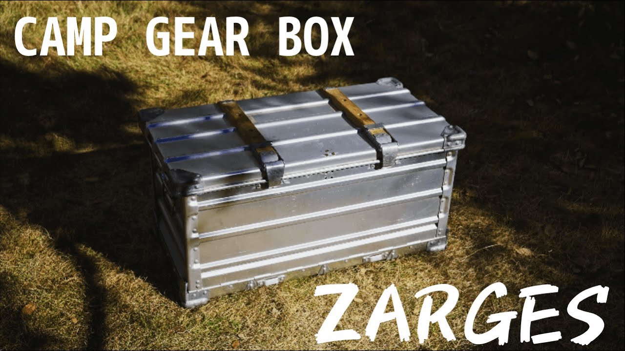 キャンプ道具】大型収納ボックス アルミコンテナ ZARGES-キャンプギア