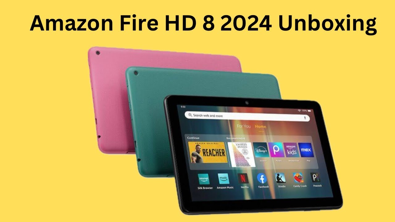 Amazon Fire HD 8 12th Gen (2024) Unboxing (Black Friday $54.99