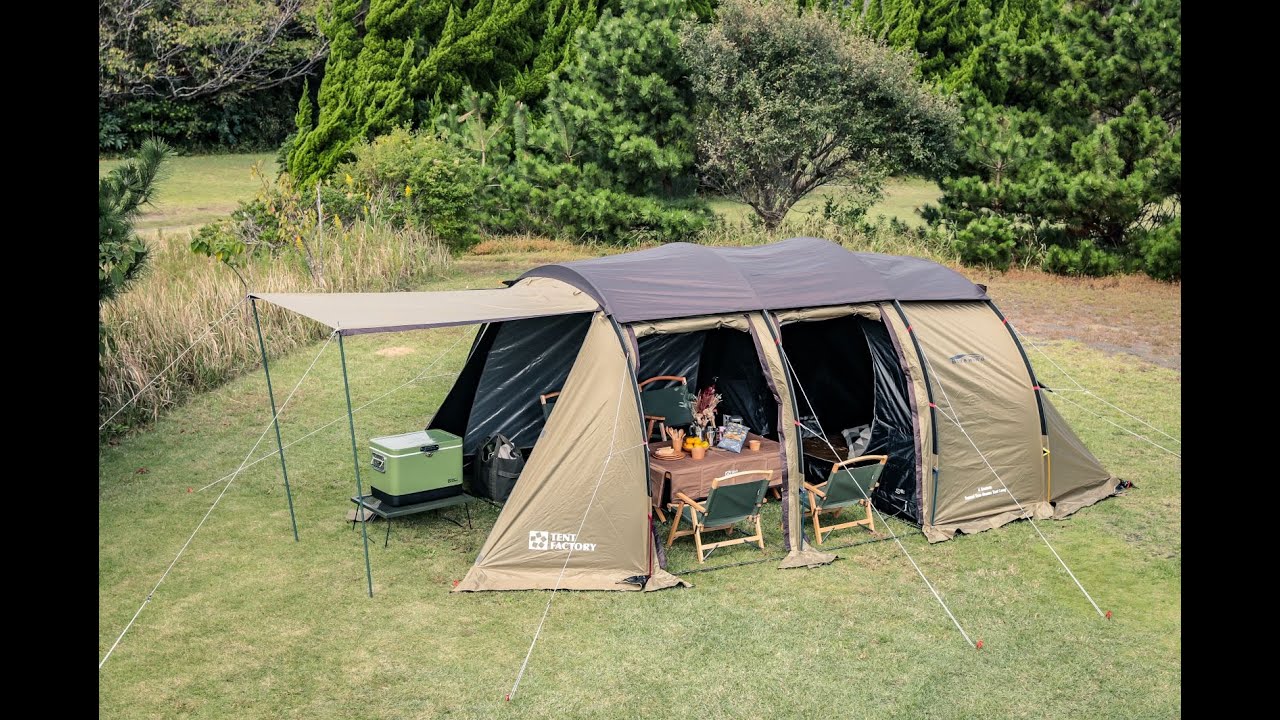 TENTFACTORY | Bluewind(ブルーウィンド)トンネル2ルームテント【Tent