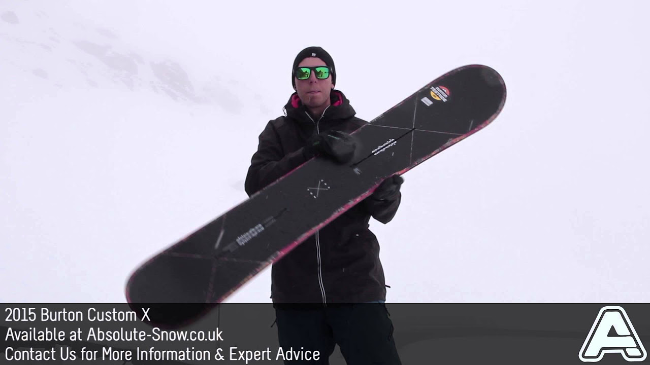 2014 / 2015 | Burton Custom X Snowboard | Video Review - YouTube