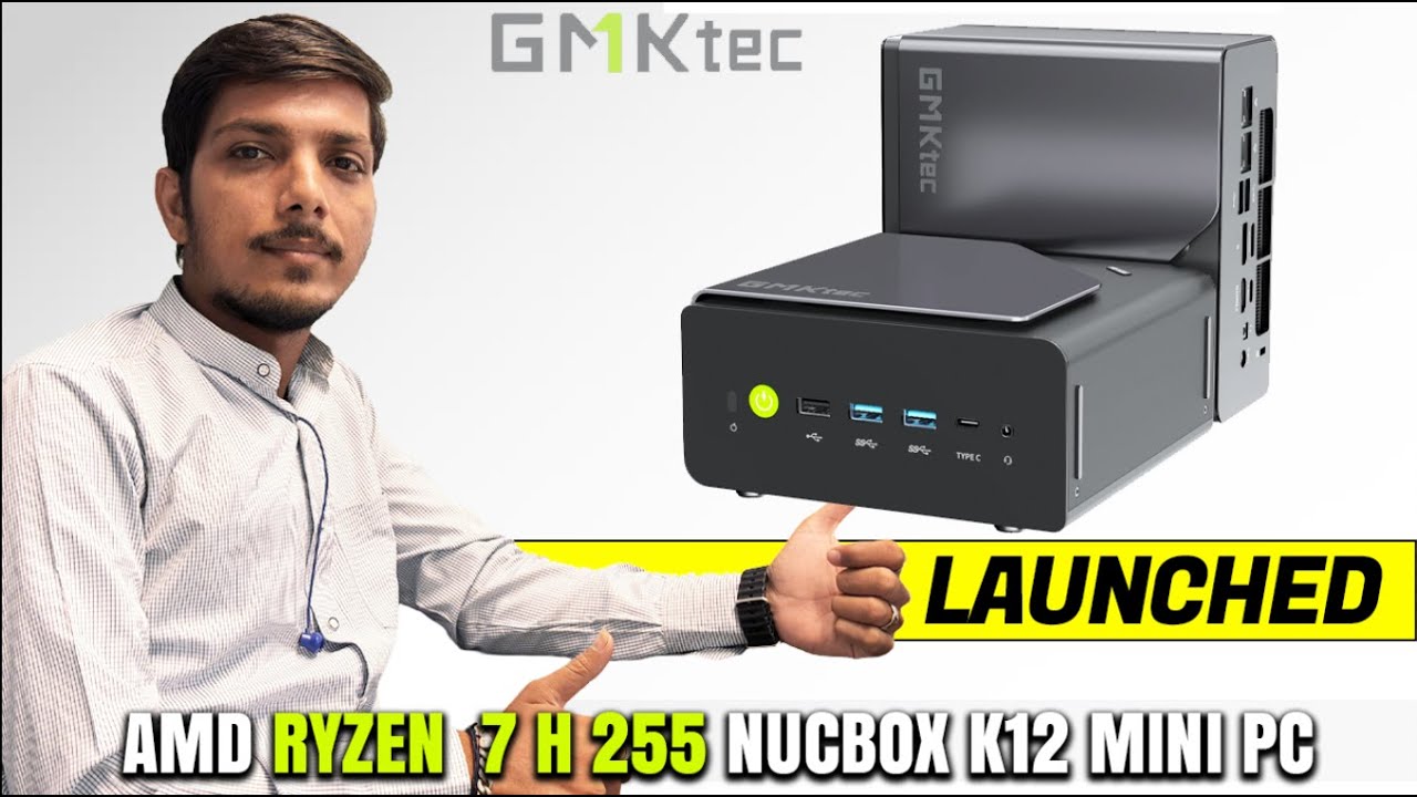 GMKtec NucBox K12 Mini PC Launched With AMD Ryzen 7 H 255