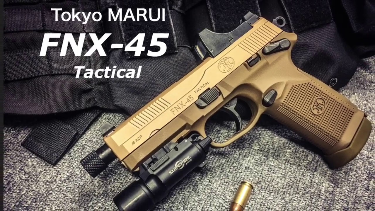 東京マルイ FNX-45 TACTICAL レビュー - YouTube