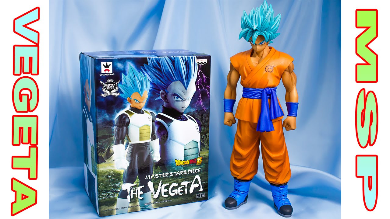 Dragonball super SSGSS Vegeta figure Master Stars Piece - YouTube