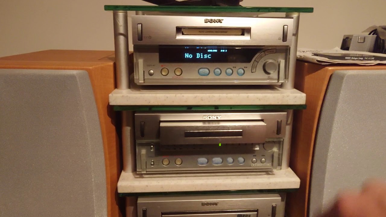 Sony MDS-SD1 Minidisc, TC-SD1 Cassette & SA-CSD1 CD Player - Demo