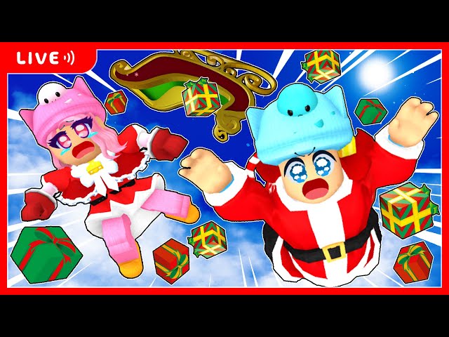 🔴Help!! Chiropi's Santa fell!?😱😱🎄【ROBLOX】 - YouTube