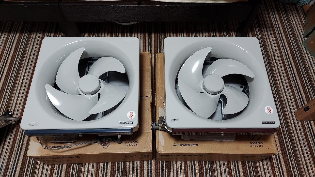 三菱換気扇 EX-30FM2 メタルコンパック MITSUBISHI exhaust fan - YouTube