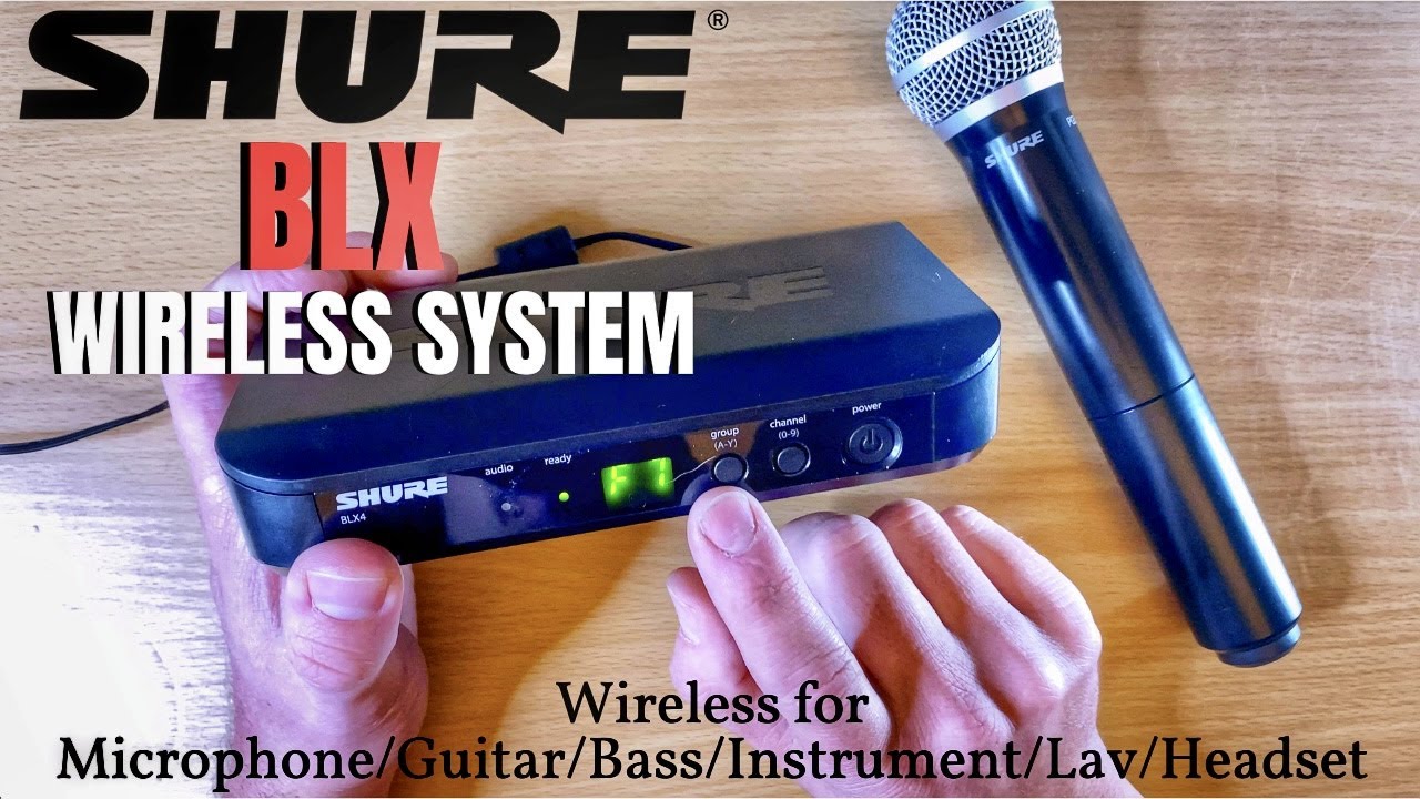 Shure BLX Wireless System - Demo/Overview/Setup/Buying Guide - YouTube