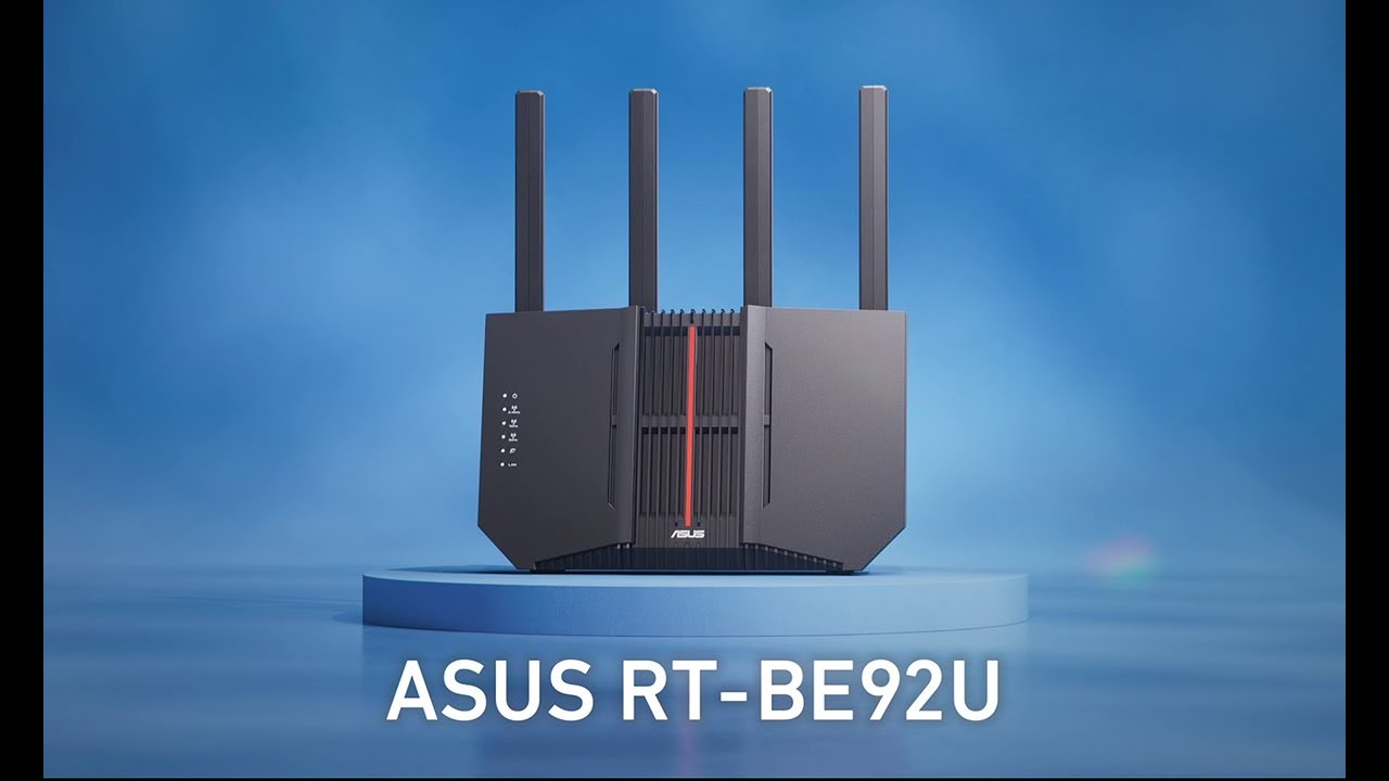 WiFi 7 対応 最新 スマートホームルーター | ASUS RT-BE92U - YouTube